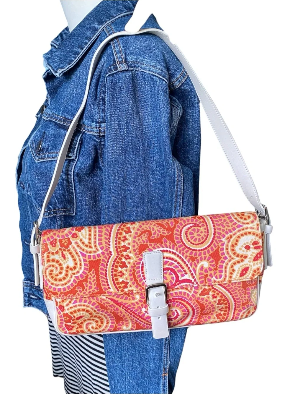 Coach Vintage Italian Paisley Shoulder Bag - Picture 13 of 17